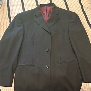 Black Pinstripe Blazer